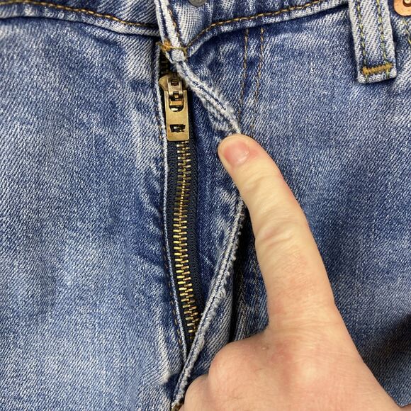 Levis Premium 541 Jeans‎ Mens 33x32 Blue light wash zip athletic taper - Picture 5 of 10